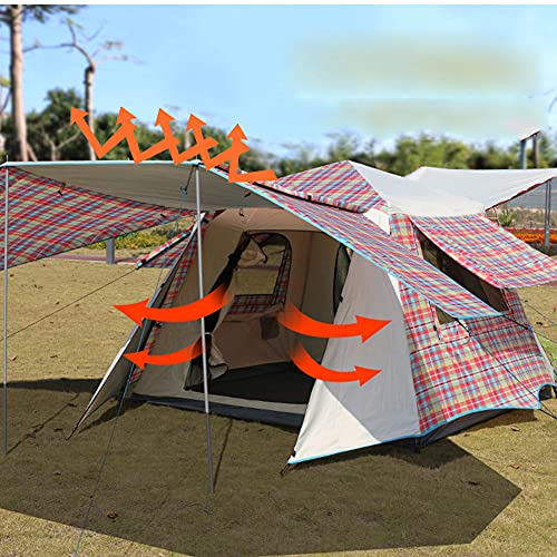 Tente de camping familiale double couche pour plage et randonnée - 4