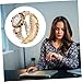 Imagen de Homoyoyo Reloj de Cuarzo de Aleación para Mujer 1 Pieza Diseño Creativo Pulsera Decoración Elegante Adecuado para Ocasiones Obsequios y Casual