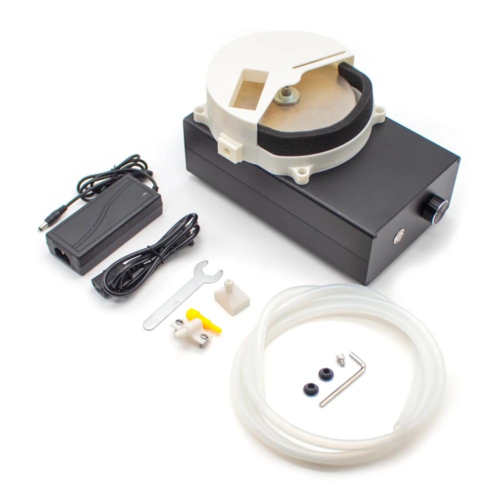 Highly Accurate Resin Lens Edge Grinding Machine, Desktop Dustproof Spectacle Lens Electric Grinder 0-4000RPM Speed Adjustable