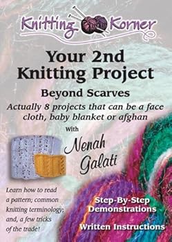Office Product Knitting Korner Your Second Knitting Project DVD Book