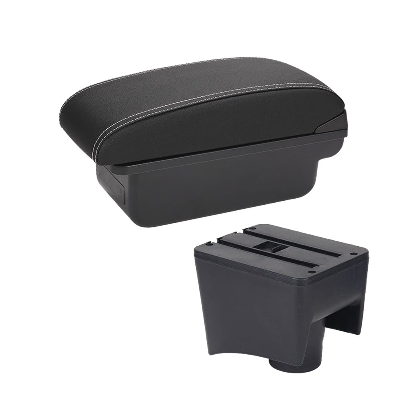 Baiqimv For VW For POLO Mk5 6R For Vento 2012-2018 Car Armrest Box Interior Parts Center Console Storage Box Car Accessories USB(C3 NOUSB)
