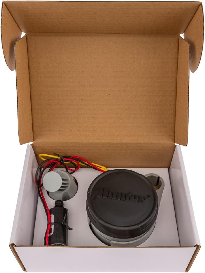 Hunter Node 100 Battery Operated Sprinkler Timer with Solenoid, Waterproof Irrigation Controller for Valves, Wireless, Outdoor, Easy Install, No Wiring Needed for Drip or Remote Systems Hunter Node 100 Battery Operated Sprinkler Timer with Solenoid, Waterproof Irrigation Controller for Valves, Wireless, Outdoor, Easy Install, No Wiring Needed for Drip or Remote Systems