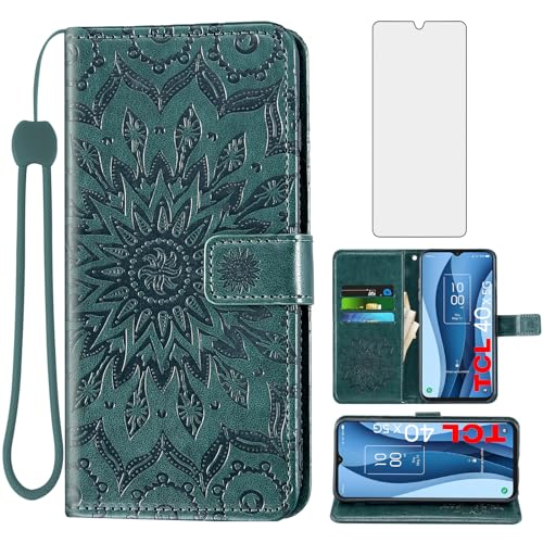 Coque TCL 40 XE Asuwish couleur vert foncé idéale en extérieur