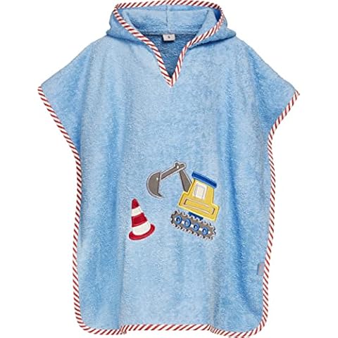 Playshoes Jungen Kinder Poncho Bagger 340067, 17 - Bleu, L (ab ca. 4 Jahre) Cover