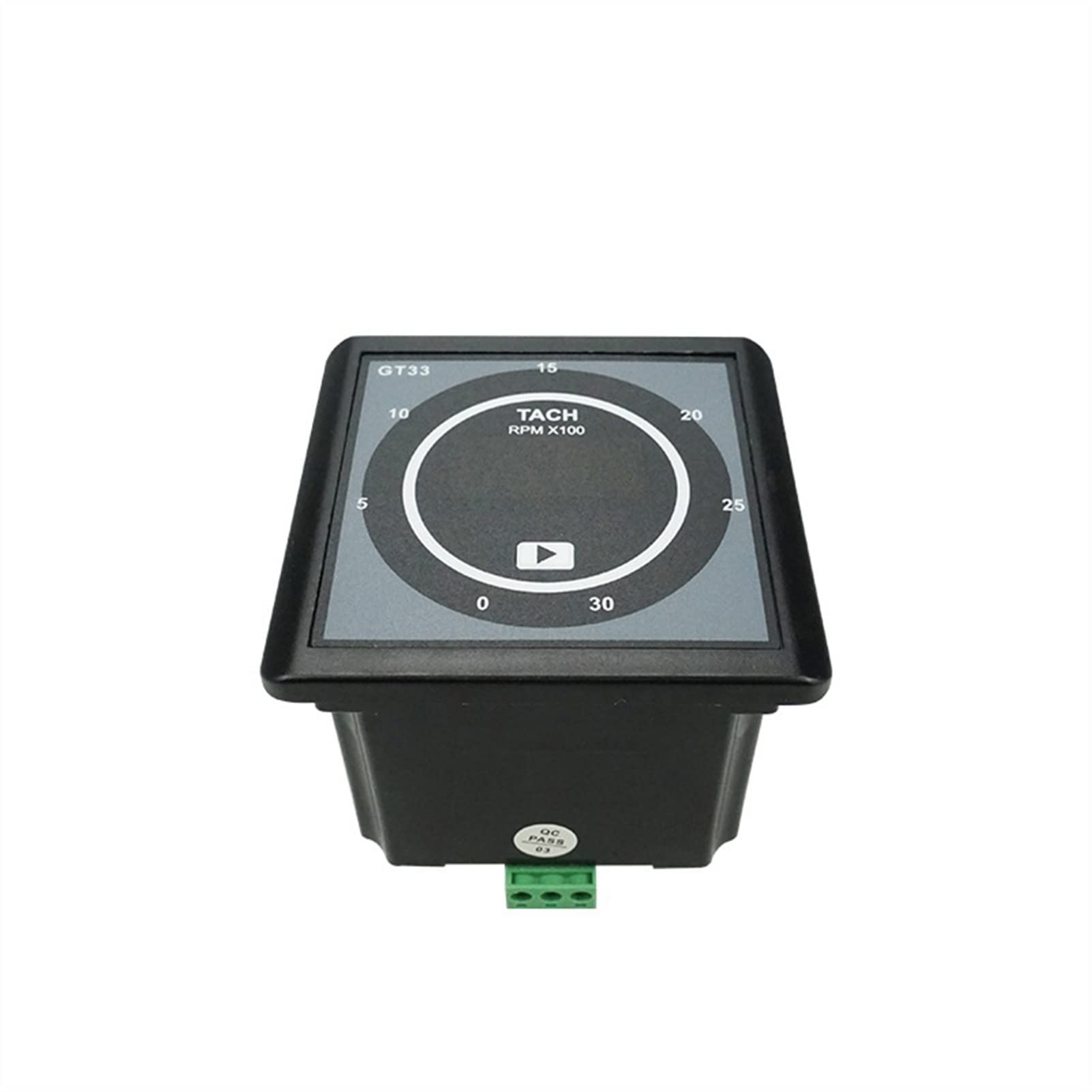 GT33 Generador Controlador Digital Pantalla Multifunción Tacómetro Cronógrafo Diesel Generador Conjunto Panel de Control (Size : GT33)