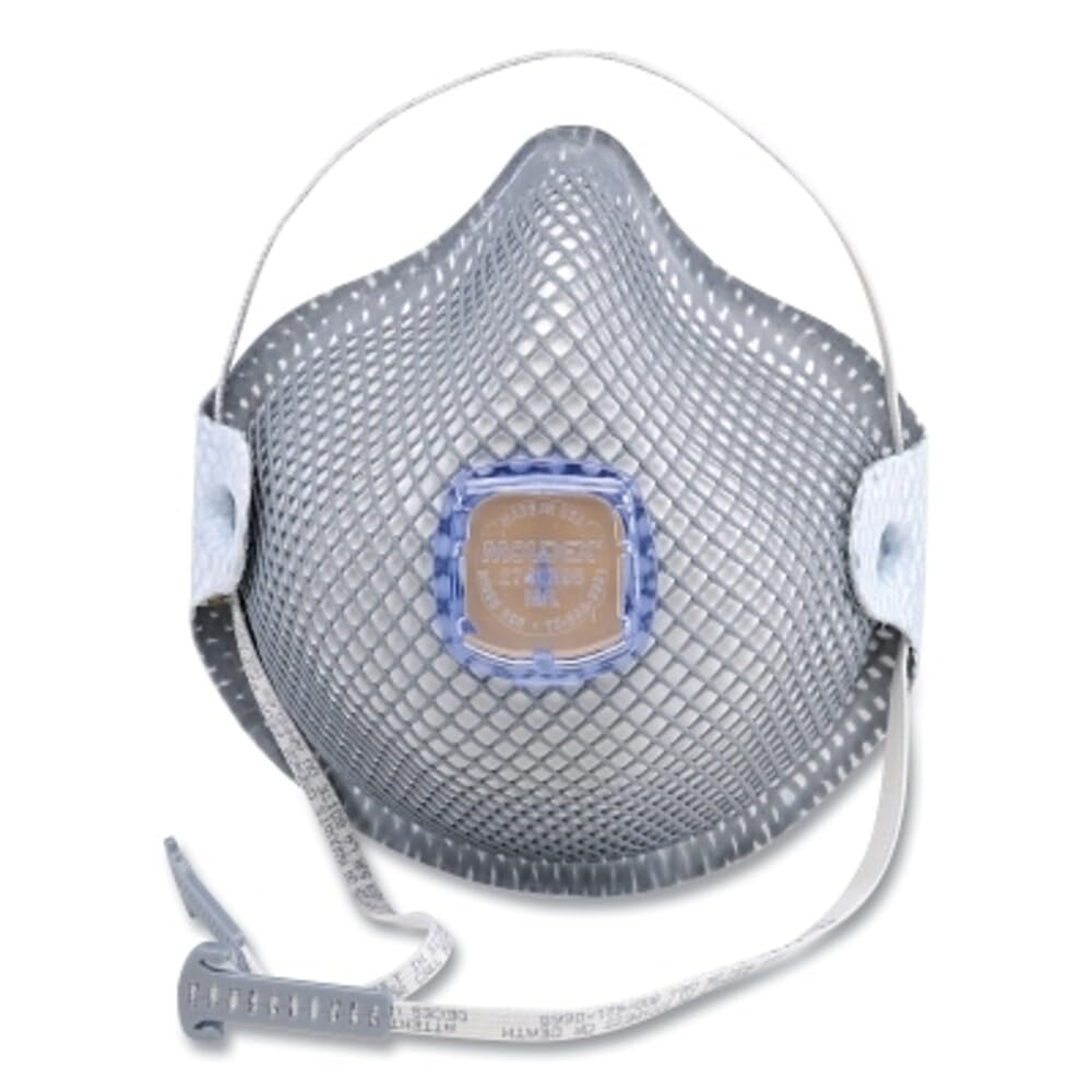 R95 Particulate Respirators with HandyStrap by Moldex – 1 Count (Pack of 1), Dura-Mesh®, Gray, Model 2740R95
