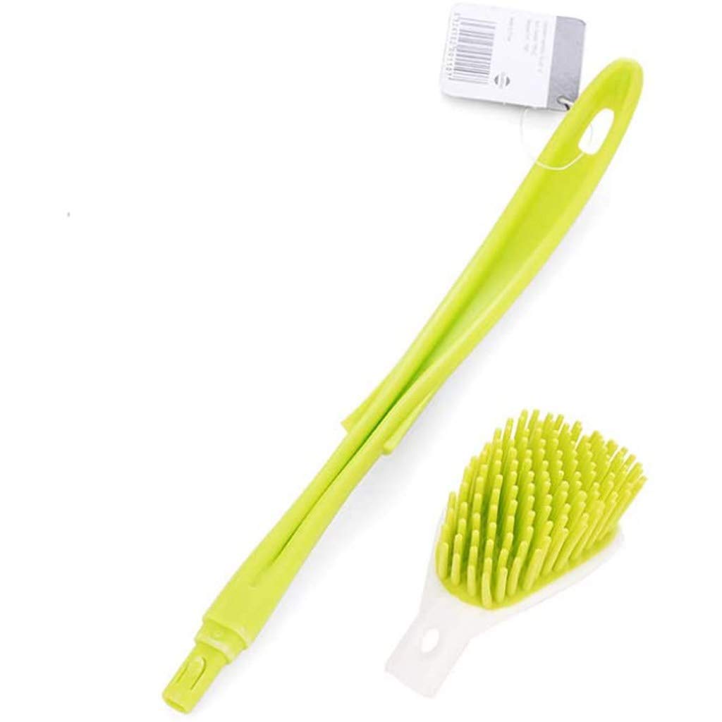 Silicone, Non è Necessario perforare la Spazzola TET con setole morbide, Kit di Pulizia della Spazzola TET con Manico Lungo, Testina TET con Base