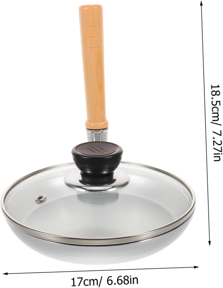 Alipis Multiuse Japanese Omelette Pan Dual Function Egg Frying Pan for Breakfast