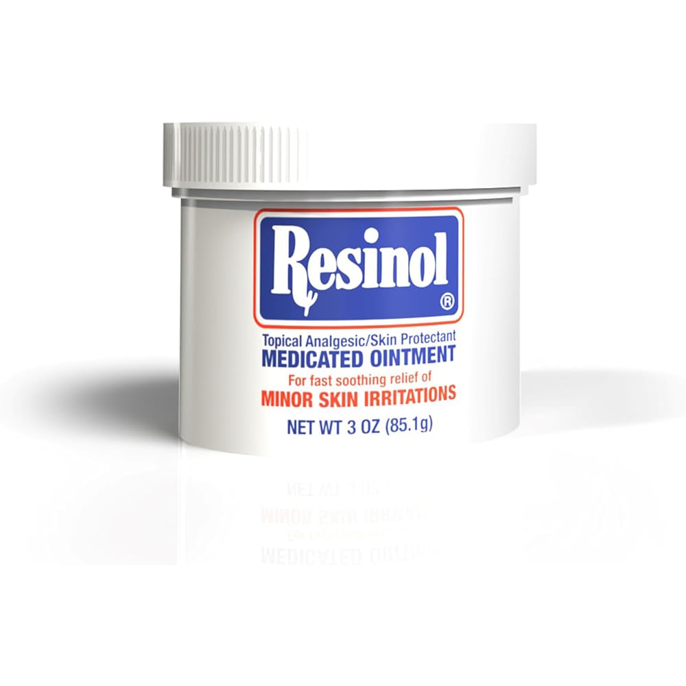Resinol Medicated Ointment Topical Analgesic Skin Protectant for Minor Skin Irritations 3 oz 85 1 g