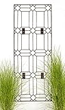 H Potter Outdoor Metal Wall Decor or Trellis for Climbing Plants Art Garden Panel Roses Vines...