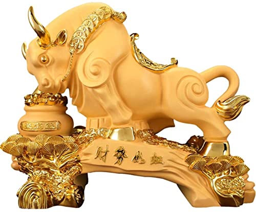 Sculptures de bœuf Feng Shui au design artisanal et finitions premium