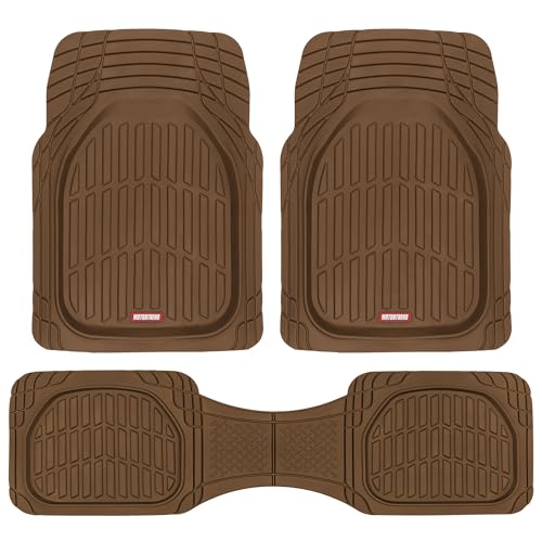 image for Motor Trend FlexTough Deep Dish All-Weather Floor Mats, Waterproof Tri