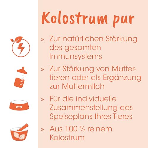 Singulares Rinder-Kolostrum pur 100% natürlich für Immunsystem 30 g