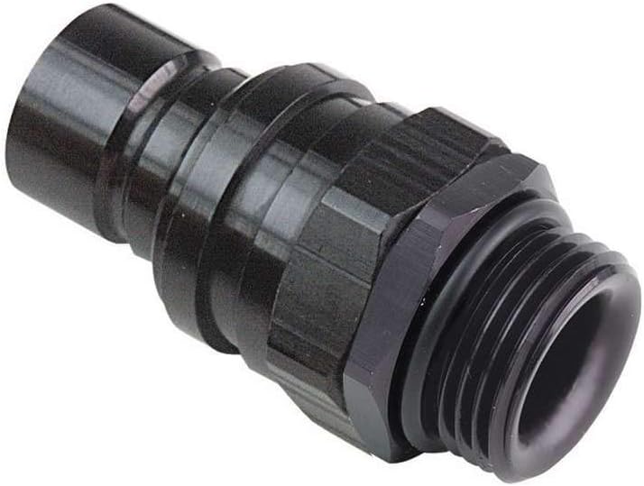 Jiffy-tite 22106 Black Male O-Ring Boss Plug Valve