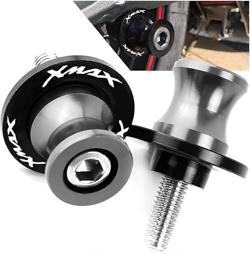 Miniatura 5 de Motorcycle Swingarm Spools Slider 6mm Swing Screw Sliders for Yamaha 2017 Xmax 2018 Xmax X-MAX 250 300 125 400 All Years Swing Arm Bracket Screw