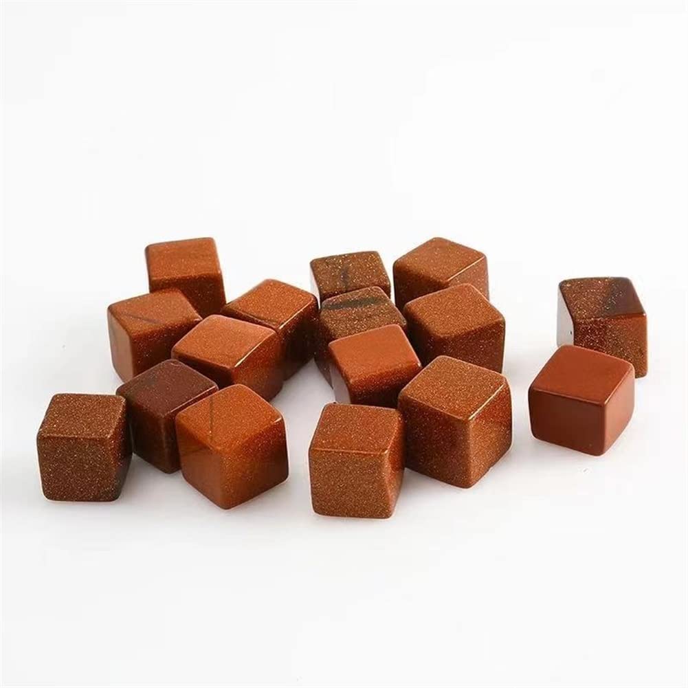 FUERLI 17MM-22MM Naturel Rouge Or Sable Cristal Gravier Rouleau Pierre 5pc adapté à la Maison HOMEZHOU