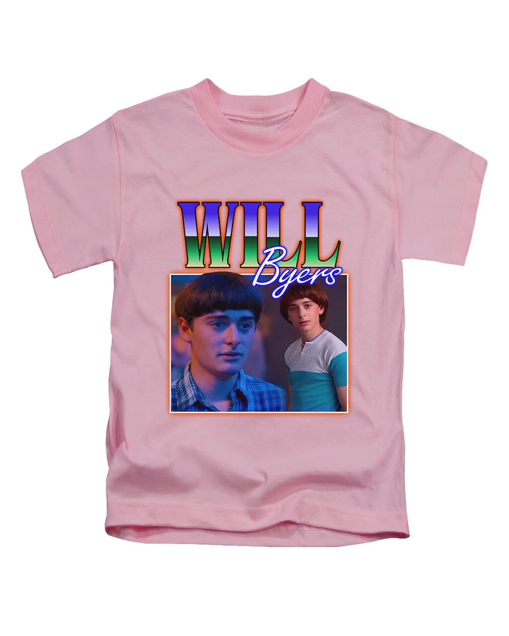 New Spirit Original Unisex Baby Pink Will Byers Tee T-Shirt Funny T Shirt Top