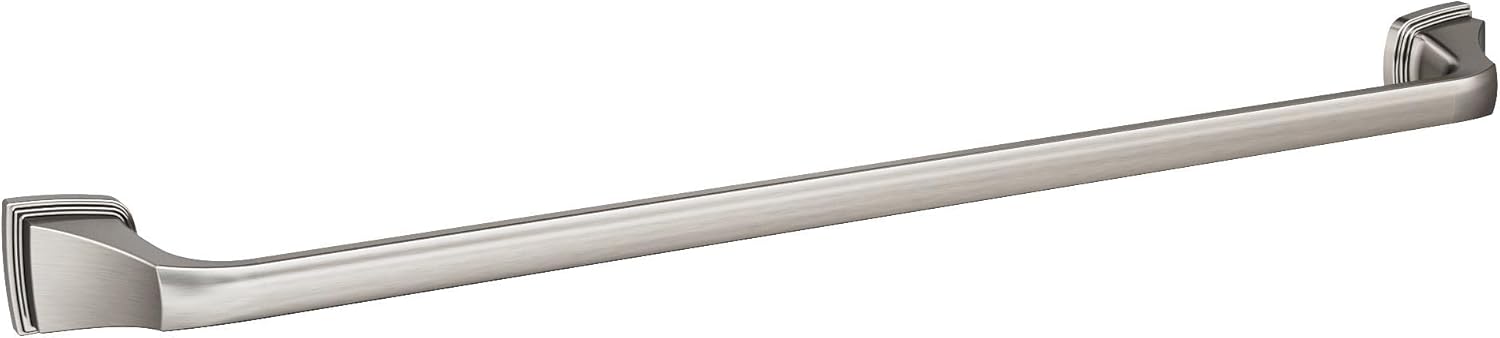 Amerock BH36034G10 | Brushed Nickel Towel Bar | 24 in (610 mm) Towel Rack | Revitalize | Bathroom Towel Holder | Bathroom Hardware | Bath Accessories Brushed Nickel 24 in. Towel Bar 1-Piece