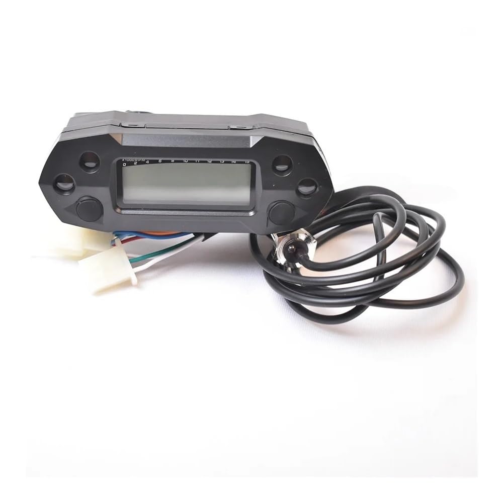 Contagiri per motocicletta Tachimetro Per Moto Digitale Modificato Regolabile Contachilometri 15x1000 Giri/min Contachilometri Per 2,4 Cilindri Indicatore Cambio Moto