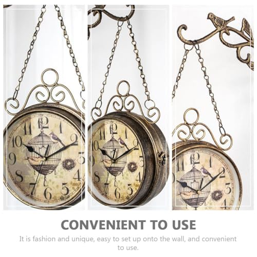 Horloge murale rétro créative et design moderne pour salon chic