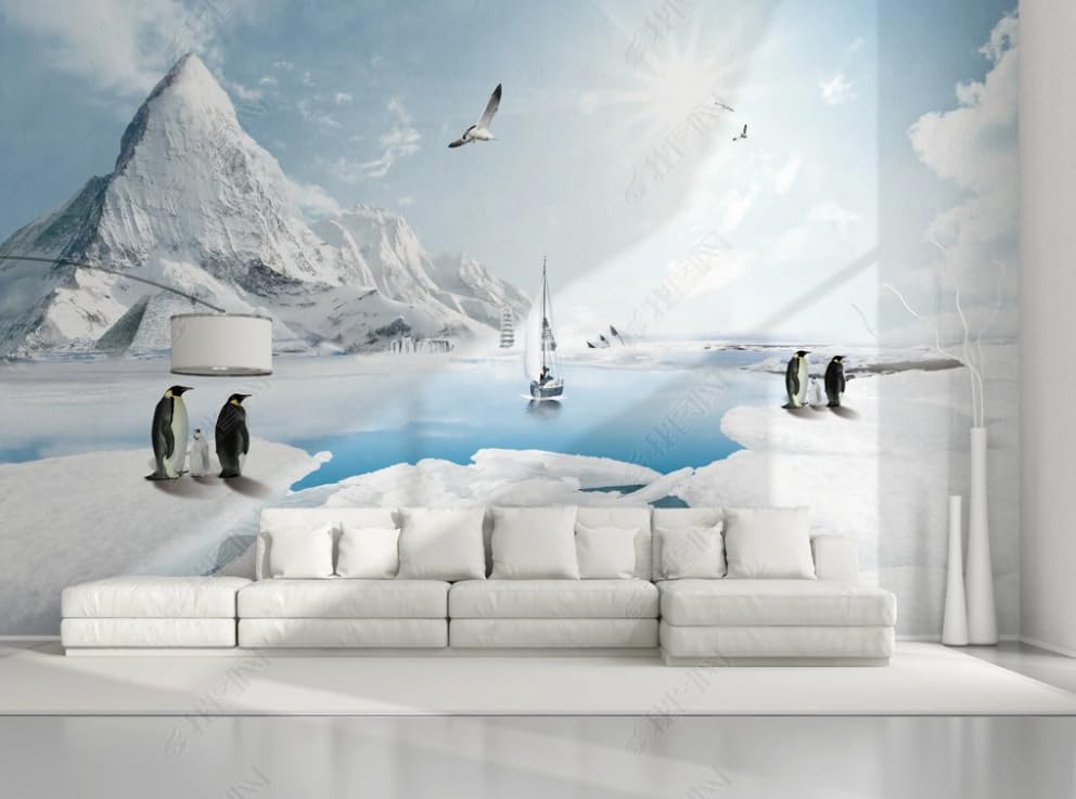 Papier peint intissé antarctique panoramique haute définition