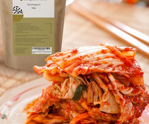 EasyCookAsia Gochugaru | Koreanische Gochugaru Chiliflocken | 100g | Gochugaru Chili Flakes | grob gemahlen