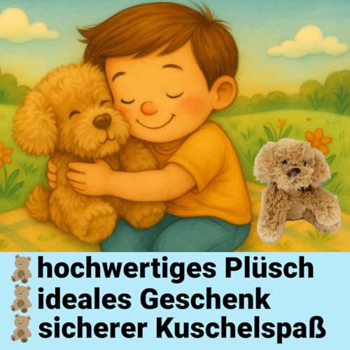 Duckshop I Plüsch Hund Nico I Kuscheltier I Stofftier I Geschenk für Kinder I Präsent Hunde-Fans