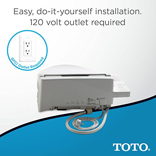 TOTO-SW201401-A100-WASHLET-Electronic-Bidet-Toilet-Seat-with-SoftClose-Lid-Elongated-Cotton-White