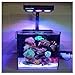 Corals Chat Aquarium Reef LED Light,30W Cree Spectrum Marine Saltwater Coral Aqua Knight LED Light Lamp with Timer and Sunrise Sunset Control for LPS/SPS Fish Nano Tank
