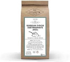 MY COSMETIK - SCI (Sodium Cocoyl Isethionate) - Anionic surfactant of fatty acid salts from coconut oil - 100% vegetable origin - Foaming power - 500g - in kraft bag