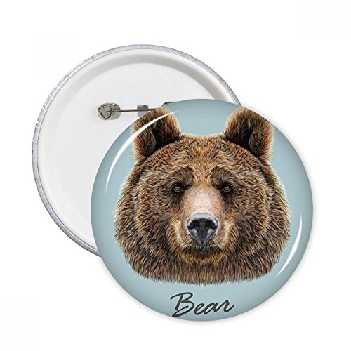 Badge Ours Brun Sauvage Décoration Vêtements Randonnée et Voyage 5pcs