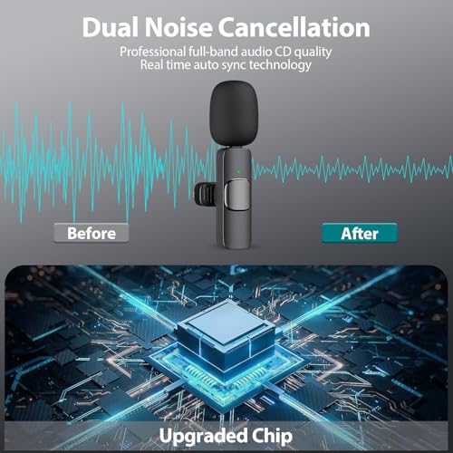 CHAMPKIA Store CHAMPKIA K9 Dual Wireless Lavalier Microphone - Image 5