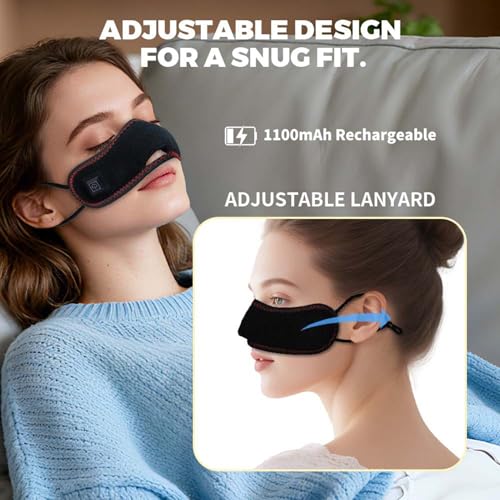 Couvre-visage chauffant pour apaiser la pression des sinus - 4