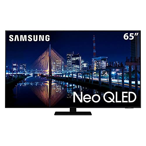 Smart Tv 65' Neo QLED 4K Samsung 65QN85A, Mini Led, Painel 120hz, Processador IA, Som em Movimento, Tela sem limites, Design slim, Alexa built in