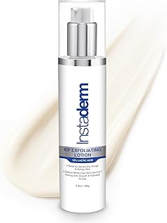 Instaderm Keratosis Pilaris Treatment- KP Bump Eraser. Smoothing Exfoliating Moisturizing Lotion for Rough, Dry, Flakey & Bumpy Skin Conditions with Lactic Acid, AHA. Smooth Skin Body Cream.