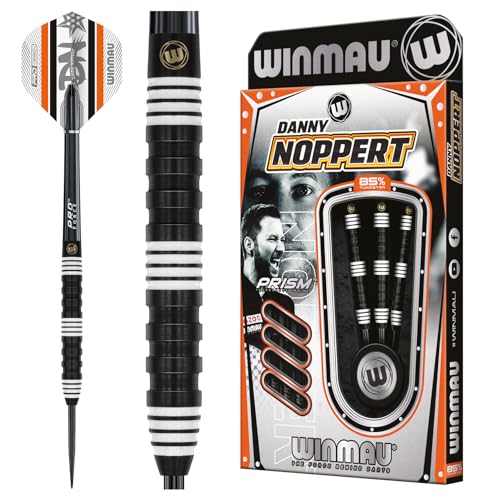 Fléchettes WINMAU Danny Noppert 85% avec tiges et ailettes stables
