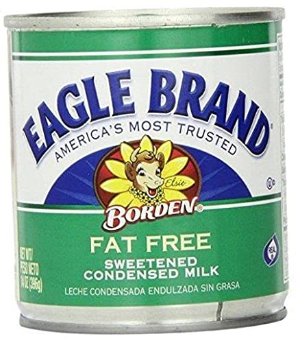 Eagle Brand Fat Free Sweetened Condensed Milk (3 Pack) 14 oz Cans .2 pack