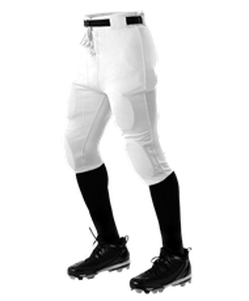Alleson Adult Practice Football Pant White 3X 610SL 610SL-WH-3X