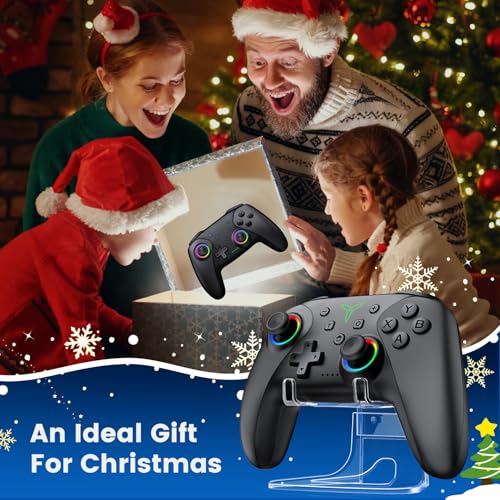 Image of ELISWEEN Wireless PC Gaming Controller- Enhanced Wireless Blue-tooth Controller with Hall Joysticks & 1000mAh Battery-PC gamepad Work for Android /iOS /Steam and Switch 2 /1 with Turbo & Programmable