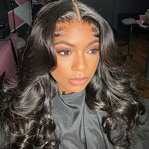 Image of ISEE Body Wave Lace Front Wig Human Hair Wear Go Glueless Wig 20 Inch