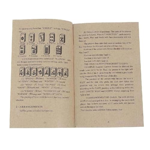 Juego de Mahjong Chino con 144 fichas y caja de madera miniatura 4