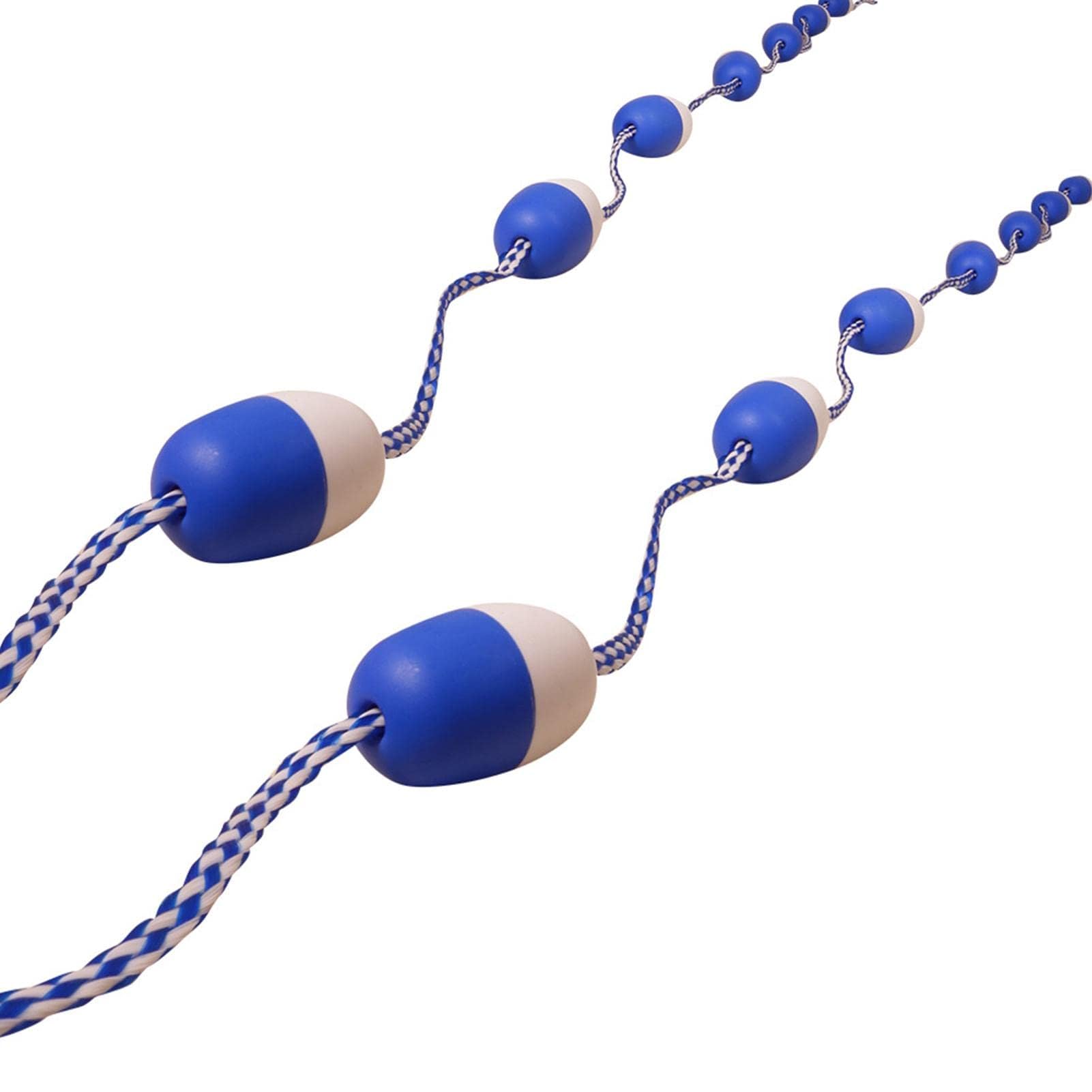 Ligne de Flotteur de sécurité pour Piscine de 5 m, Kits de Corde de séparation avec 2 Crochets en Acier Inoxydable pré-assemblés, Accessoires de Piscine pour Piscine intérieure et