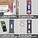 Mars Outpost No-Drill Adhesive Sticky Mount Compatible with All Nest Video Doorbells Wired and Battery No Drilling Protect The Walls Doorbell Adhesive Plate No Drill Landlord Friendly Made in UK