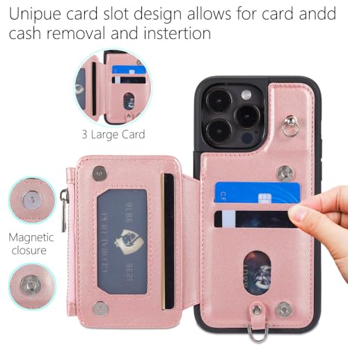 Étui portefeuille iPhone 12 Pro Max résout le transport encombrant avec sangle