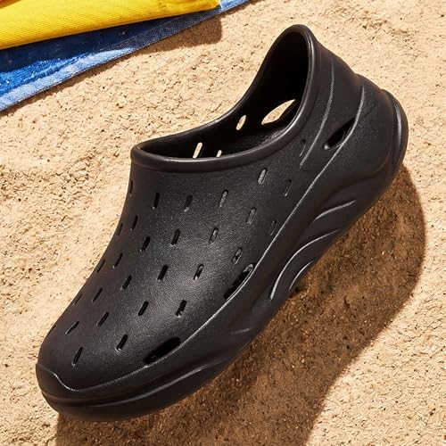 Image of Neeman's Cushers Rainscape Clogs for Men | Water-Friendly Slip-On Clogs | Lightweight Cushioned Comfort | Quick Dry Casual Footwear | Everyday Walking Chappal
