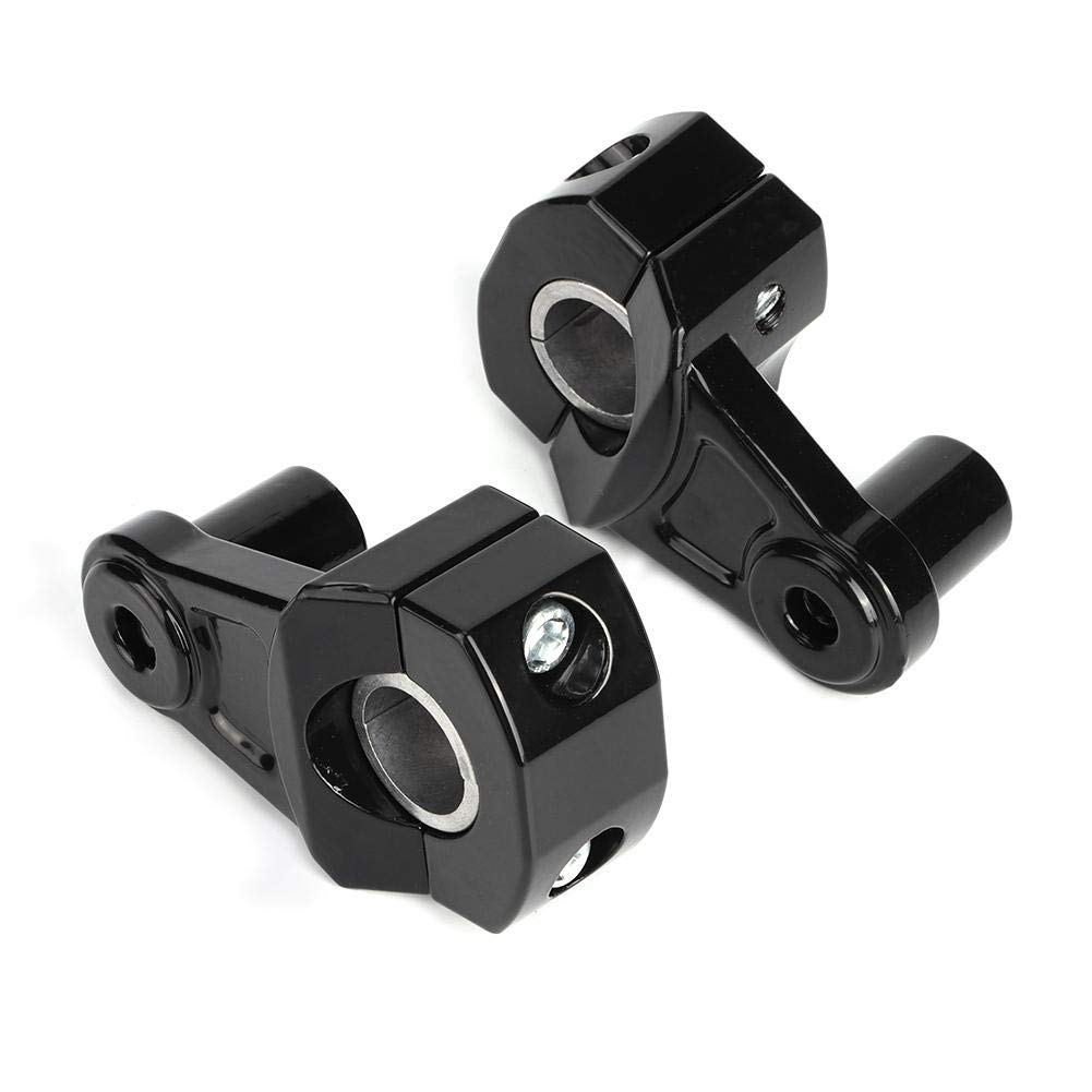 Rehausseurs de guidon, universel réglable 22 mm/28 mm moto guidon montage pinces Riser