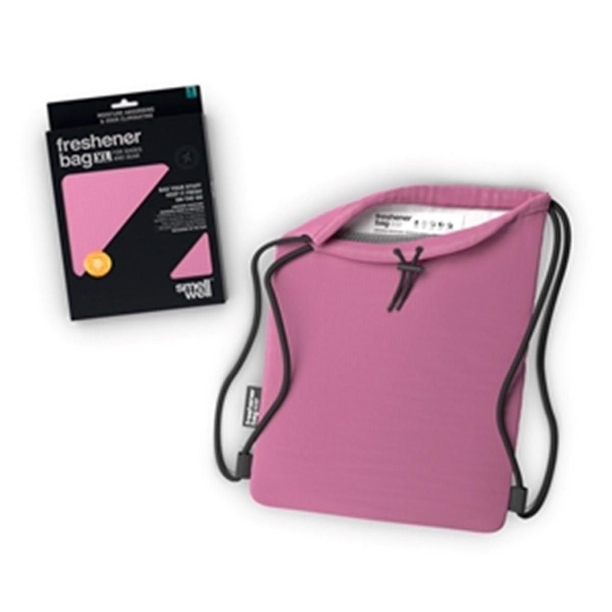 SmellWell FRESHENER Bag Extra Large Odour Eliminating Air Purifying Bag Moisture Absorber Used for Gym, Shoes, Home 20 litres (39CM X 50CM) (Pink)