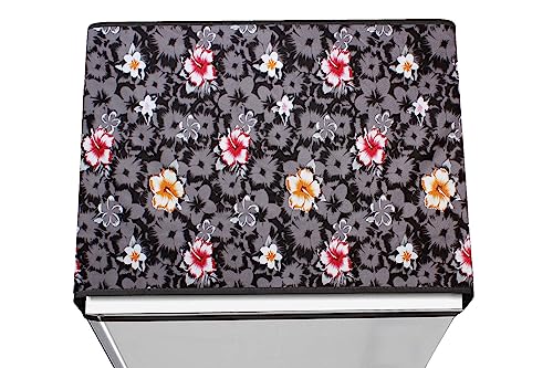 Image of Stylista Refridgerator top Cover Suitable for Samsung RT28T3C23NV /HL, 244 Liter Fridge, Dimension (WXD) 65x111 CM, Symmetric Pattern Grey