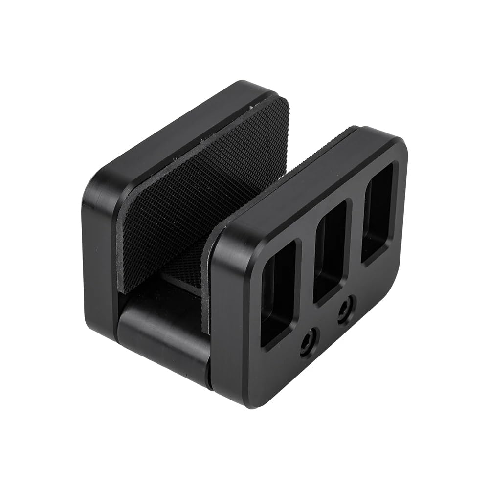 Trípode de Tiro Pom Cabeza de la Abrazadera,35~65mm Ancho Ajustable Palo Abrazaderas Base Soporte Pantalla Soporte Cuna Profesional de Tiro Banco de Descanso WG-T08