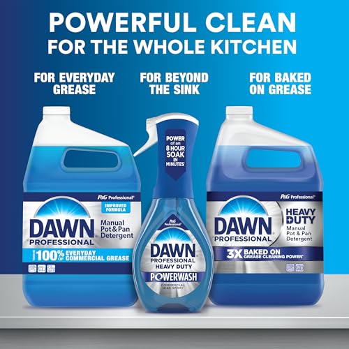 Dawn Professional Manual Pot and Pan Detergent, Dish Soap, Liquid Concentrate, 1 Gallon (Case of 2) with 1 Pump - Image 6